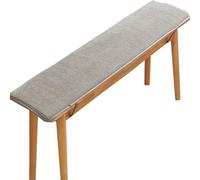 uyeoco Cuscino per Panca da Giardino 120 x 40 100x35 da Esterno da Interno Cuscino Panca Antiscivolo Altalena Patio Lavabile Cuscino Sedile per Mobili(Gray,35x150cm)