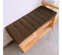 uyeoco Cuscino per Panca Interno ed Esterno 120/180/200/80 X 30/35/40Cm - 2/3/4 Posti Cucina Cuscino Lavabile Panchina antiscivolo per Panca da Giardino per Divano Davanzale(D8,110x30x4cm)