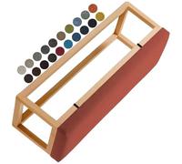 uyeoco Cuscino per panca Sfoderabile da Giardino Esterno - 5cm Spessore - Antiscivolo con Cinturini, Rimovibile e Lavabile - Cuscini per Panche da Esterno/Interni, Salotto(R11,40x40x5cm)