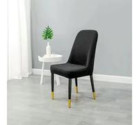 uyeoco Elasticizzato 1/2/4 Pezzi Fodera per Sedia da Pranzo con Braccioli Velluto Coprisedia Elegante con Schienale Poltroncina Fodera Soggiorno Copertura Sedia Scrivania (Color : N, Size : 4pcs)