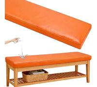 uyeoco Impermeabile Cuscini per Panche da Esterno/Interno - 120x40 100x40 80x40 100x50 - Antiscivolo, Cuscino Della Sedia per Giardino,Sagre,Birrerie e Cucina(@7,35x110x5cm)
