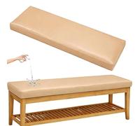 uyeoco Impermeabile Cuscini per Panche da Esterno/Interno - 120x40 100x40 80x40 100x50 - Antiscivolo, Cuscino Della Sedia per Giardino,Sagre,Birrerie e Cucina(@5,35x85x5cm)