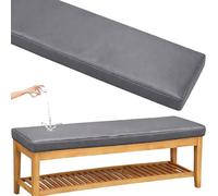 uyeoco Impermeabile Cuscini per Panche da Esterno/Interno - 120x40 100x40 80x40 100x50 - Antiscivolo, Cuscino Della Sedia per Giardino,Sagre,Birrerie e Cucina(@1,35x70x5cm)