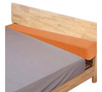 uyeoco Testiera E Materasso Riempimento Gap Filler, Estensione Per Materasso Singolo/Matrimoniale, Spugna Ad Alta Densità, Riempitivo Per Spazio Letto/Testiera/Parete, Lavabile(Arancia,90x15x20cm)