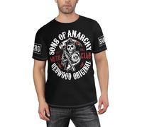 UYETSGDFG Sons%of The an*Archy, maglietta da uomo con logo SOA, maglietta classica a maniche corte per appassionati di moto e motociclisti, idea regalo, In-1, S