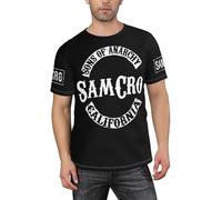 UYETSGDFG Sons%of The an*Archy, maglietta da uomo con logo SOA, maglietta classica a maniche corte per appassionati di moto e motociclisti, idea regalo, In-2, L
