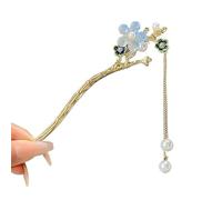 UYFRD 1 fermaglio per capelli in stile cinese con nappa, per donne, forcine per capelli fatte a mano, accessori per capelli, ornamenti per capelli (12)