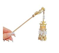 UYFRD 1 fermaglio per capelli in stile cinese con nappa, per donne, forcine per capelli fatte a mano, accessori per capelli, ornamenti per capelli (A)