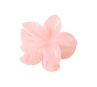 UYFRD 3 forcine per capelli, belle e alla moda, grandi, 8 cm, con fiore di plumeria, 13 cm, quadrate, opache, accessori per capelli da donna (rosa gelatina)