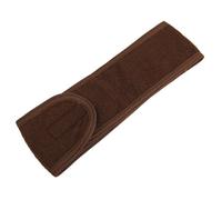 UYFRD Fascia larga autoadesiva per capelli da donna, asciugamano per yoga, spa, bagno, doccia, trucco, lavaggio viso, cosmetico, fascia per capelli, accessori per il trucco (marrone)