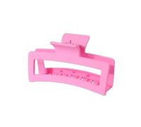 UYFRD Fermaglio per capelli alla moda a forma di squalo, 13 cm, oversize, quadrato, smerigliato, accessorio per capelli, adatto per donne e ragazze, capelli spessi (rosso rosa)