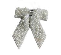 UYFRD Fermaglio per capelli con perle e fiocco, da donna, alla moda, Y2K, accessori per capelli (2)