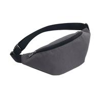 UYFRD Marsupio da cintura per uomo donna marsupio marsupio impermeabile running pancia banana maschio donna canguro fianchi sport marsupio laterale, Grigio scuro, Taglia unica