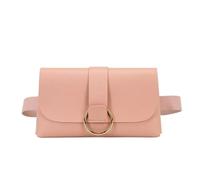 UYFRD Mini Marsupio 2 in 1 Leopard Stripe Coin Purse Ladies Belt Bag Belt Phone Bag Waist Bag Flap Leather Fanny Pack, rosa, Taglia unica