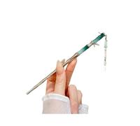 UYFRD Nuovo stile cinese squisito bambù tornante ghiaccio traslucido verde imitazione giada resina plastica gioielli (stile 2)