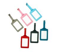 UYFRD Personalizzato Lettere Moda Viaggio Passaporto Titolare PU Pelle Saffiano Copertura Passaporto Bagaglio Tag Set Dropshipping, blu cielo, Taglia unica