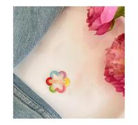 UYFRD Set di 5 fermagli per capelli rotti per ragazze con frangia laterale che non danneggiano i capelli, forcine per capelli color caramella con graziosi fermagli a fiore (fiore di prugna, 5 set)