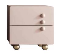 UYHBCNQD Comodino di lusso leggero in legno massello comodino 35,1 cm, 40,1 cm, 48,3 cm, comodino artistico cassetto comò tavolino creativo