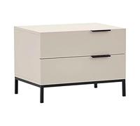 UYHBCNQD Comodino semplice di lusso comodino in stile alla moda con 2 cassetti comodino mobile soggiorno arredamento semplice tavolini salvaspazio