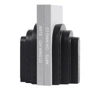 UYHBCNQD Fermalibri Decorativi Fermalibri Geometrici in Pietra Peso 3 kg Fermalibri per Libri Pesanti, Ideali Come Regalo per Varie Occasioni
