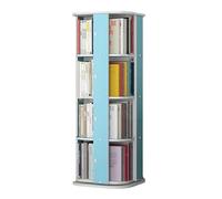 UYHBCNQD Libreria Torre Libreria in piedi Libreria a 4 livelli Libreria Rotante a 360 ° Libreria Nordica Multistrato Libreria da Pavimento Lusso Mensola per libri Angolo Studio