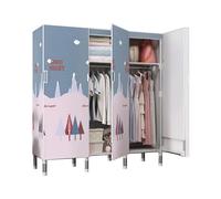 UYHBCNQD Organizzatori armadio appendiabiti spazioso armadio armadio armadio temporaneo armadio con porta panno armadio ragionevole partizione armadio spazioso