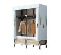 UYHBCNQD Organizzatori Armadio Pratico Armadio Armadio Con Cassetti Armadio Armadio di Stoccaggio Armadio 191 Cm/75 Pollici Alto Indumenti Rack Elegante Casa Vestiti Armadio Spazioso