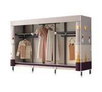 UYHBCNQD Organizzatori Armadio Pratico Armadio Armadio Con Cassetti Armadio Armadio di Stoccaggio Armadio 191 Cm/75 Pollici Alto Indumenti Rack Elegante Casa Vestiti Armadio Spazioso