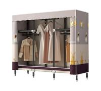 UYHBCNQD Organizzatori Armadio Pratico Armadio Armadio Con Cassetti Armadio Armadio di Stoccaggio Armadio 191 Cm/75 Pollici Alto Indumenti Rack Elegante Casa Vestiti Armadio Spazioso