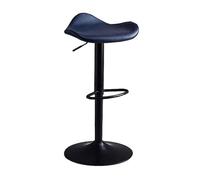 UYHBCNQD Sedie da bar alte sedia girevole in pelle PU sgabello da banco senza schienale 55 cm-75 cm altezza regolabile sgabello da bar per bar ristorante casa sgabello alto Goditi la vita