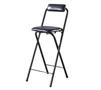UYHBCNQD Sedie da bar alte sgabello da bar pieghevole in metallo sedia da bar portatile 55 cm-75 cm sgabello alto alto sedia da bar con schienale e sedile imbottito sgabello da banco Goditi la vita