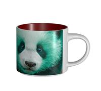UYHhgqw Baby Panda Tazza in ceramica da donna, tazza da caffè, grande capacità e manico, per ufficio e casa