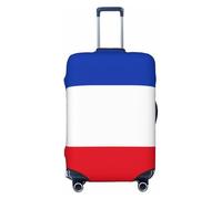 Uyhhgqw Bandiera del Cantone dello Schleswig-Holstein Copertura per bagagli resistente antigraffio copertura per bagagli adatta per bagagli da 45,7 a 81,3 cm, Nero , XL