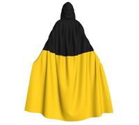 Uyhhgqw Bandiera del Cantone di Sassonia-Anhalt Costume da strega di Halloween - Mantello con cappuccio da uomo e donna - Costume horror horror per Halloween - Costume cosplay