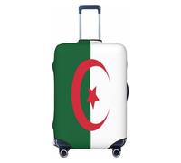 Uyhhgqw Bandiera dell'Algeria copertura per bagagli resistente protezione antigraffio per bagagli da 45,7 a 81,3 cm, Nero , L