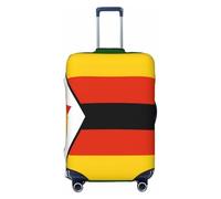 Uyhhgqw Bandiera dello Zimbabwe Copertura per bagagli resistente antigraffio per bagagli da 45,7 a 81,3 cm, Nero , XL