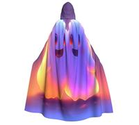 UYHhgqw Carino Pok è Mon Halloween Strega Costume - Uomini e Donne Mantello con Cappuccio - Horror Horror Halloween Costume - Costume Cosplay