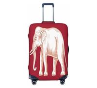 Uyhhgqw Copertura per bagagli resistente con bandiera della sovranità siamese, antigraffio, adatta per bagagli da 45,7 a 81,3 cm, Nero , L