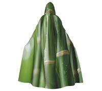 UYHhgqw Costume da strega in bambù dopo la pioggia per Halloween, mantello con cappuccio da uomo e donna, costume horror horror per Halloween, costume cosplay