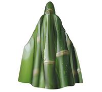 UYHhgqw Costume da strega in bambù dopo la pioggia per Halloween, mantello con cappuccio da uomo e donna, costume horror horror per Halloween, costume cosplay