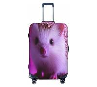 UYHhgqw Cute Little Hedgehog - Copertura per bagagli resistente, antigraffio, adatta per bagagli da 45,7 a 81,3 cm, Nero , S