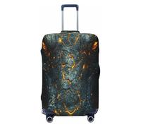 UYHhgqw Giant Object Crack - Copertura per bagagli resistente, antigraffio, adatta per bagagli da 45,7 a 81,3 cm, Nero , M