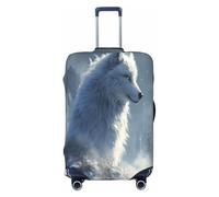 UYHhgqw Lonely Fox - Copertura protettiva per valigia, resistente, antigraffio, adatta per bagagli da 45,7 a 81,3 cm, Nero , M