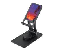 UYHhgqw Supporto universale per telefono, supporto da scrivania regolabile per iPhone, telefoni cellulari e tablet, girevole a 360°, luce persistente del sole al tramonto
