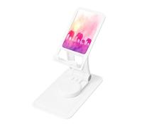 UYHhgqw Supporto universale per telefono, supporto da scrivania regolabile per iPhone, telefoni cellulari e tablet, girevole a 360° La mandria di elefanti sotto il sole al tramonto