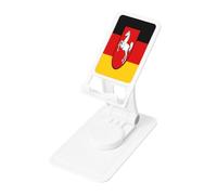 UYHhgqw Supporto universale per telefono, supporto da scrivania regolabile per iPhone, telefoni cellulari e tablet, girevole a 360°, bandiera della Bassa Sassonia