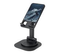 UYHhgqw Supporto universale per telefono, supporto da scrivania regolabile per iPhone, telefoni cellulari e tablet, girevole a 360°, l'impotenza delle tartarughe