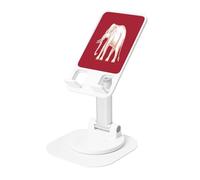 UYHhgqw Supporto universale per telefono, supporto da scrivania regolabile per iPhone, telefoni cellulari e tablet, girevole a 360°, bandiera della sovranità siamese