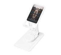 UYHhgqw Supporto universale per telefono, supporto da scrivania regolabile per iPhone, telefoni cellulari e tablet, girevole a 360° Il lupo vicino al fiume