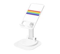 UYHhgqw Supporto universale per telefono, supporto da scrivania regolabile per iPhone, telefoni cellulari e tablet, girevole a 360°, la bandiera ebraica